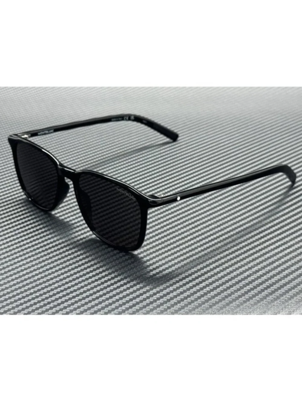 New Montblanc Men Black Sunglasses 53-17-145